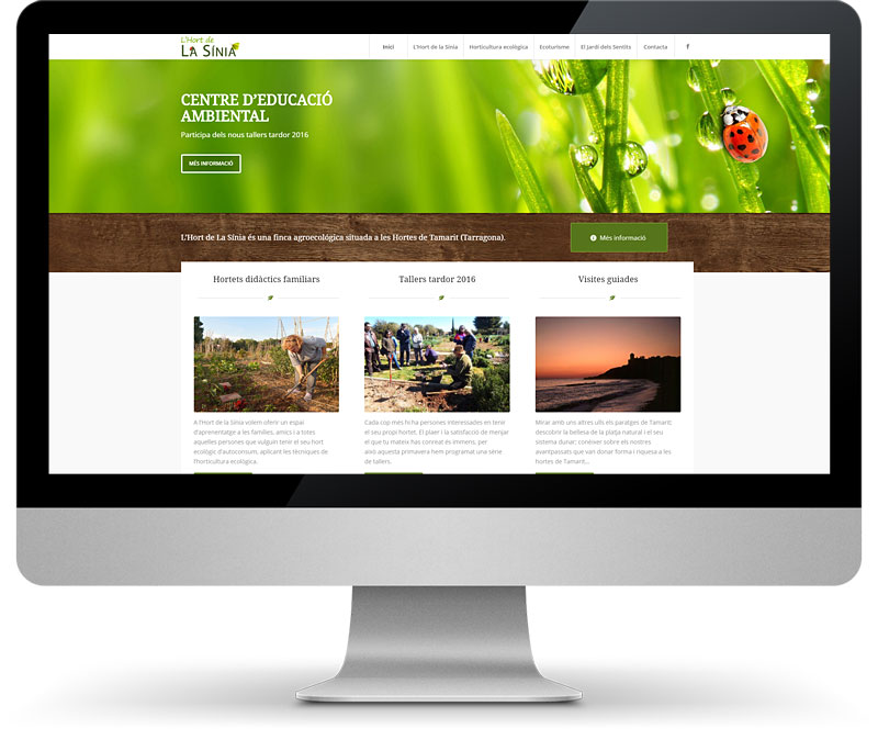 Disseny pàgines web Tarragona l'Hort de La Sínia