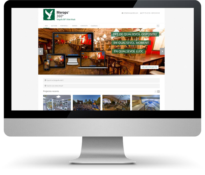 Disseny pàgines web Tarragona Merops 360